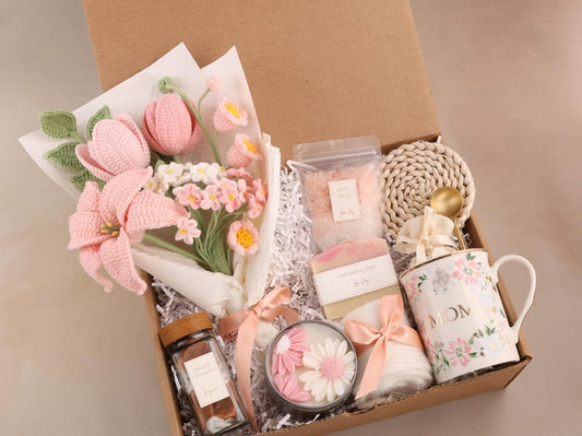 Cozy hygge gift box, Self care gift box, mothers day gift set for her mom, miss you, sending a hug, gift for colleagues